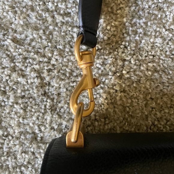 Love Too Large Shoulder Bag | Black with Gold Hardware | Rebecca Minkoff - Picture 7 of 8